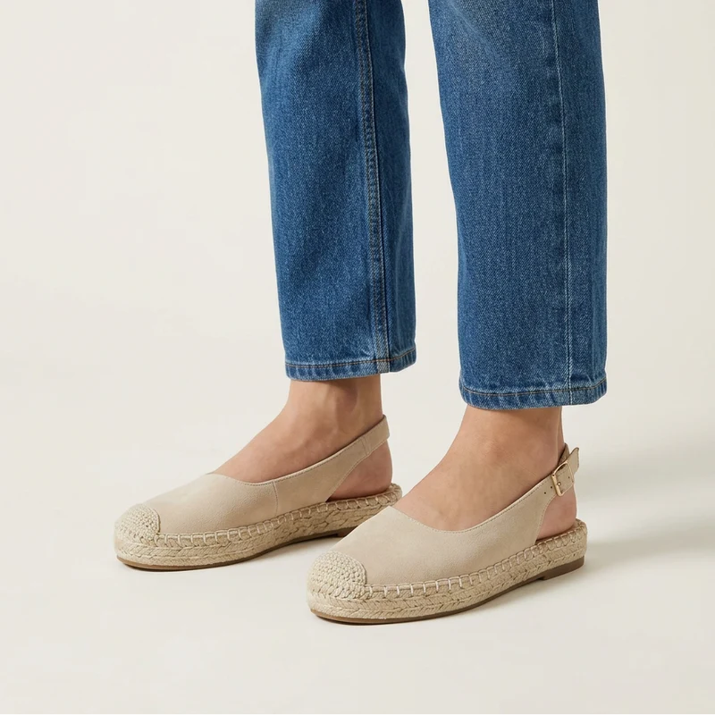 Anngel | Bequeme Slingback-Espadrilles mit Jutesohle