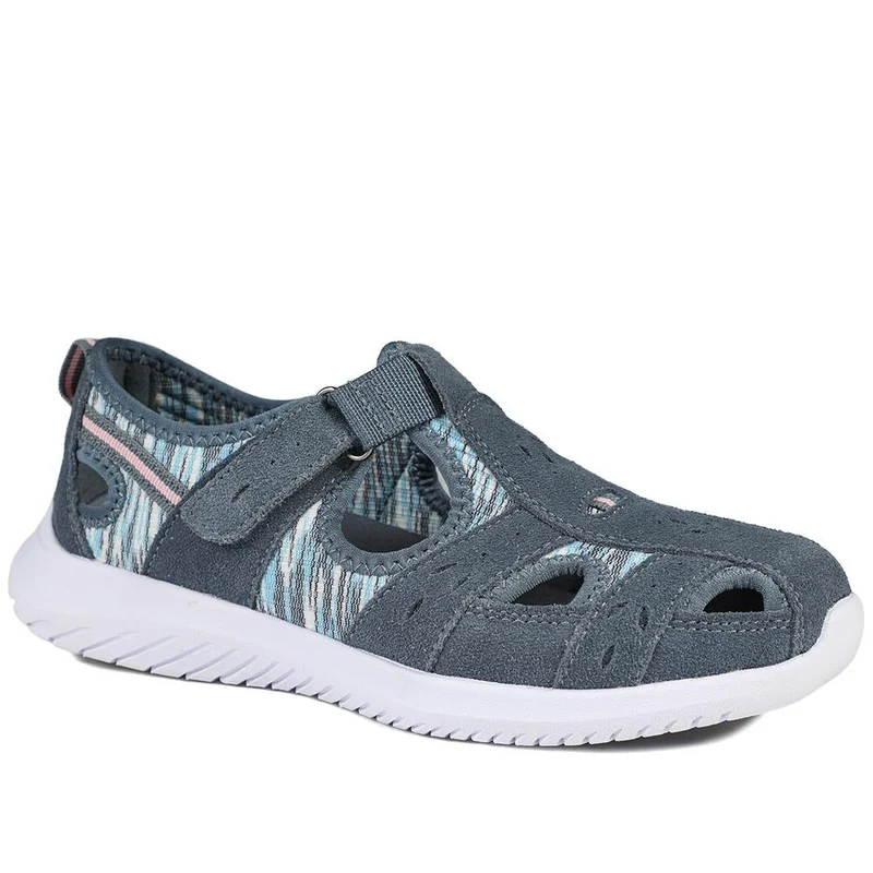 Leather Adventure Sandals - BRK39011 / 325 010 - Denim Multi