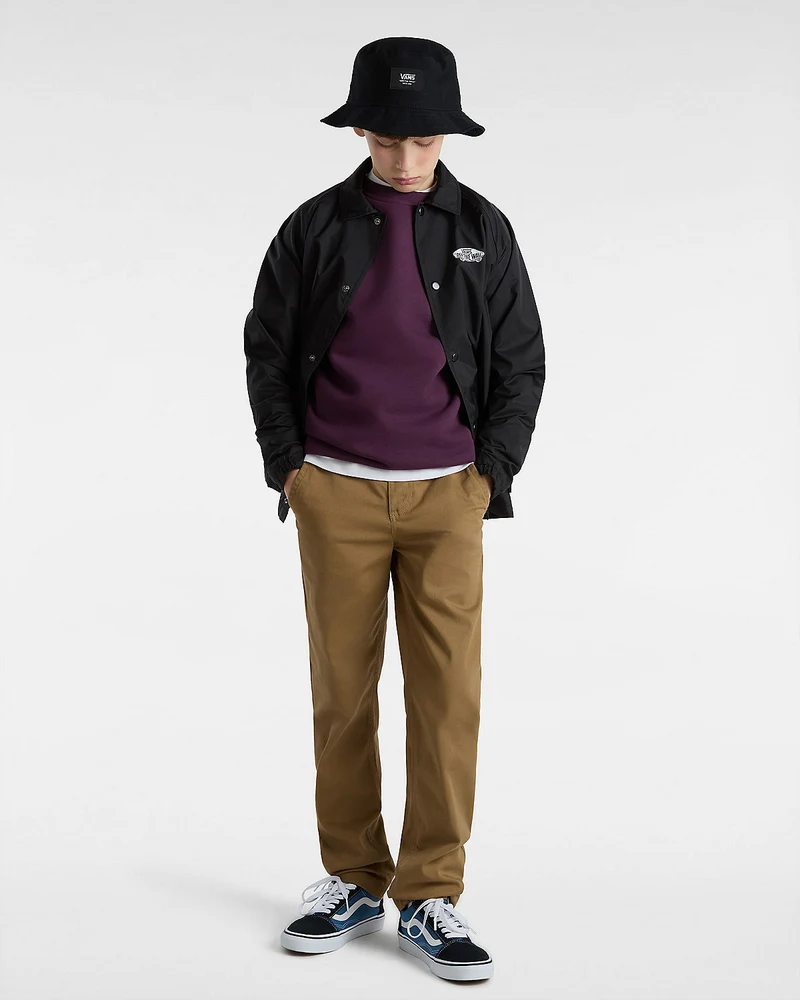 VANS Exposition-Sweatshirt für Kinder – Brombeerwein