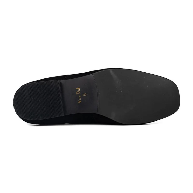 Essential Comfort Flats - HALO - Halo / null - Black Suede