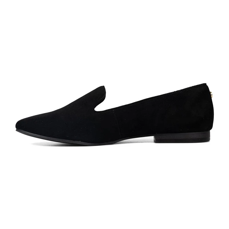 Essential Comfort Flats - HALO - Halo / null - Black Suede