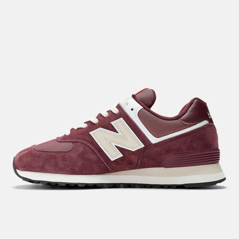 New Balance Herren 574 Fashion Trainer – Kastanienbraun / Grau