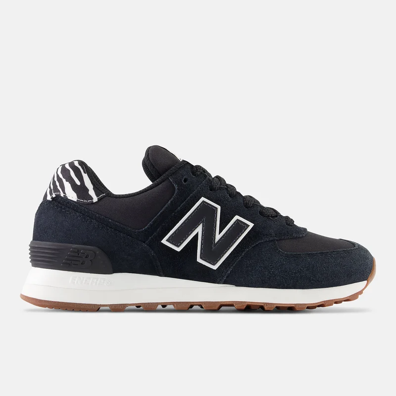New Balance 574 Fashion Sneaker für Damen - Schwarzes Zebra