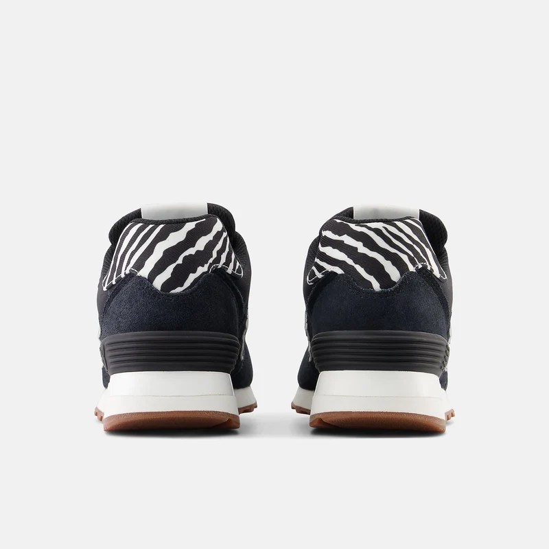 New Balance 574 Fashion Sneaker für Damen - Schwarzes Zebra
