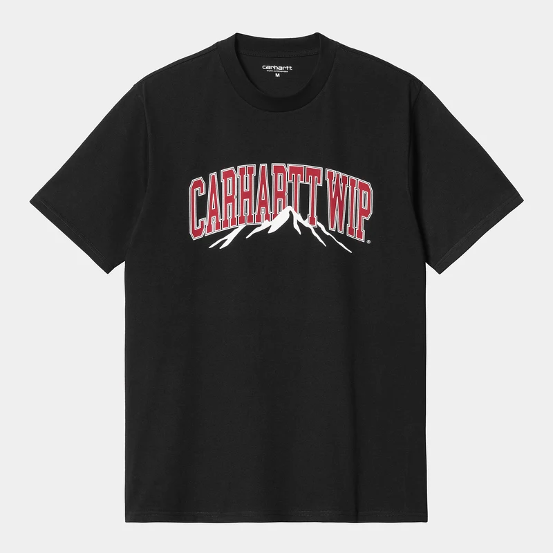 Carhartt WIP Mountain College T-Shirt für Herren – Schwarz