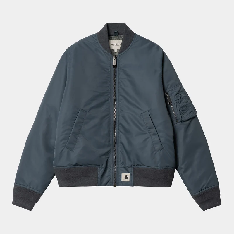 Carhartt WIP Damen Olten Bomberjacke - Erz / Rauchgrün