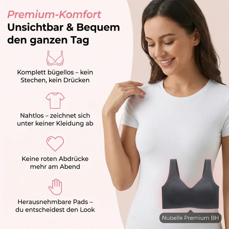 Novacie | Nahtloser Komfort-BH mit weichem Halt
