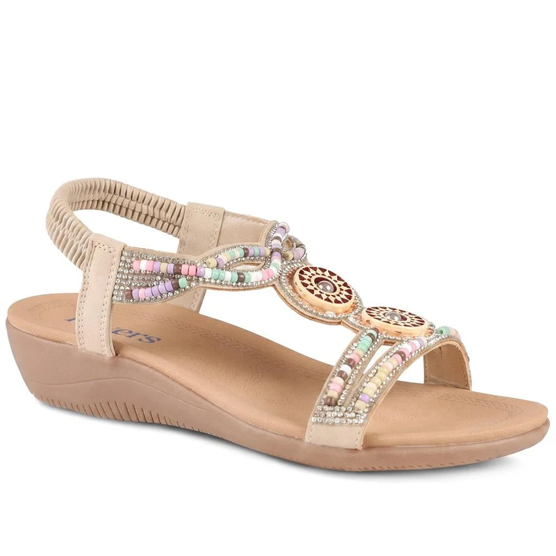Beaded Comfort Fitting Sandals - BAIZH41008 / 327 082