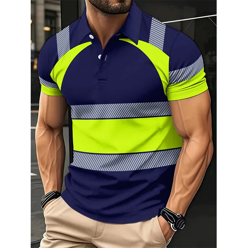 Jelario | Sichtbares Arbeits-Poloshirt mit kurzem Arm