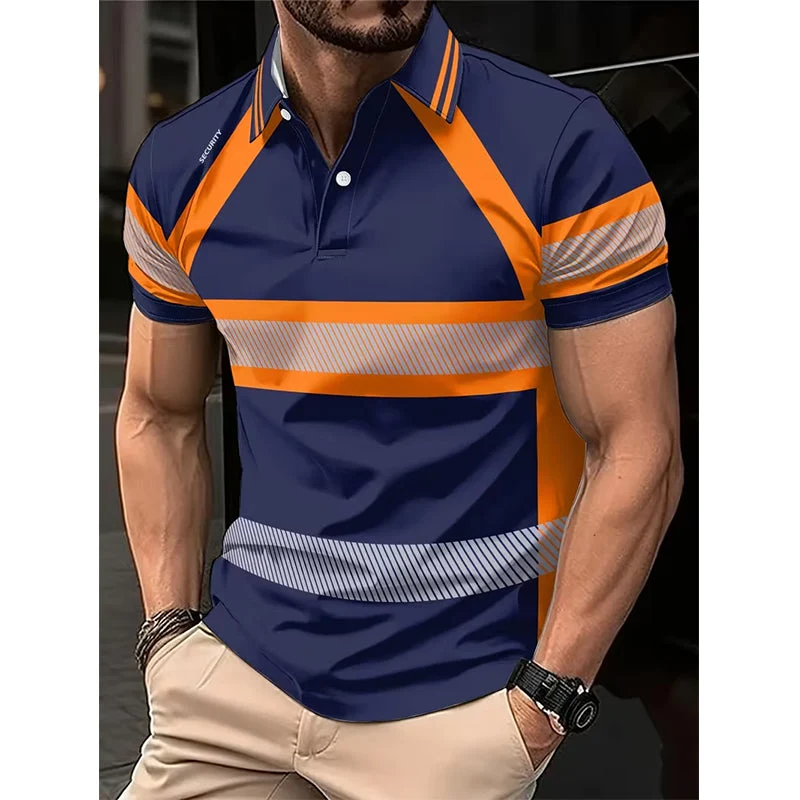 Jelario | Sichtbares Arbeits-Poloshirt mit kurzem Arm