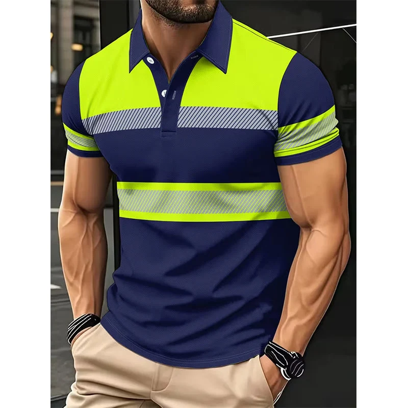 Jelario | Sichtbares Arbeits-Poloshirt mit kurzem Arm
