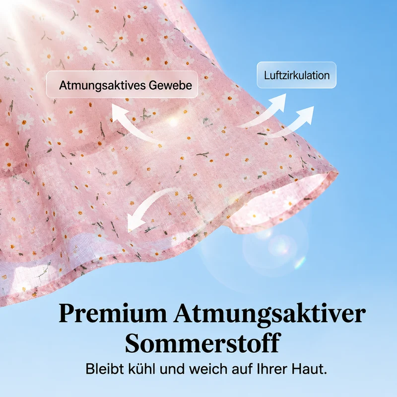 Familla | Verspieltes Kleid mit Bindeband und Smock-Detail