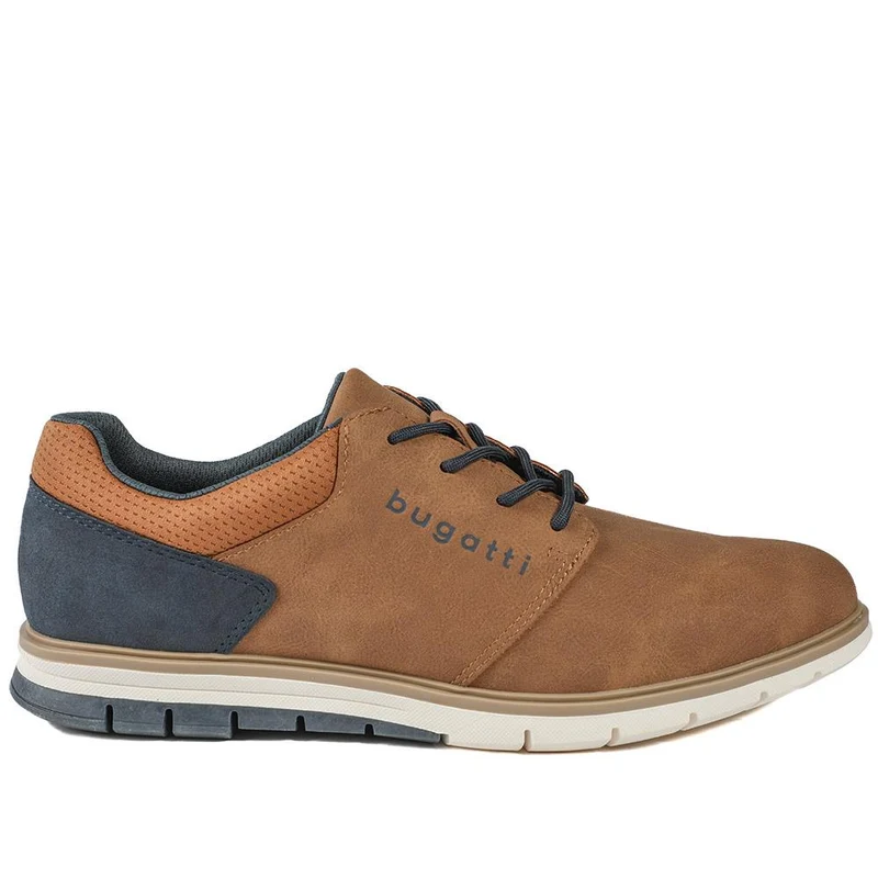 Leather Lace Up Comfort Shoes - BUG43509 / 328 750 - Tan