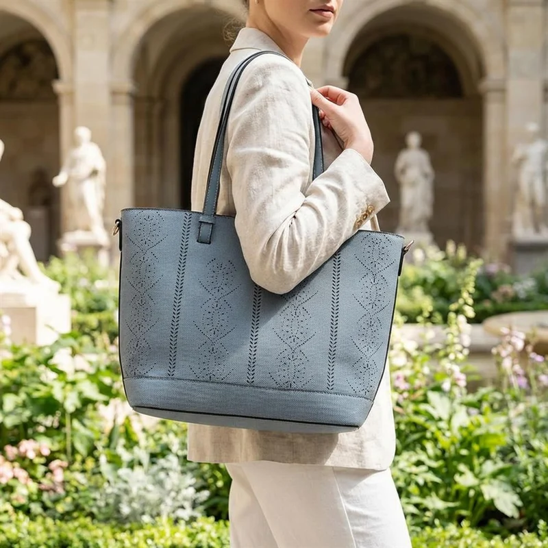 Classic Detail Tote Bag - BELHETIA43000 / 329 233 - Denim