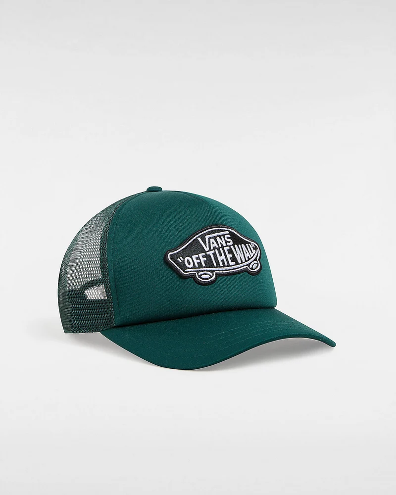 VANS Unisex Classic Patch Curved Bill Trucker Cap – Bistrogrün