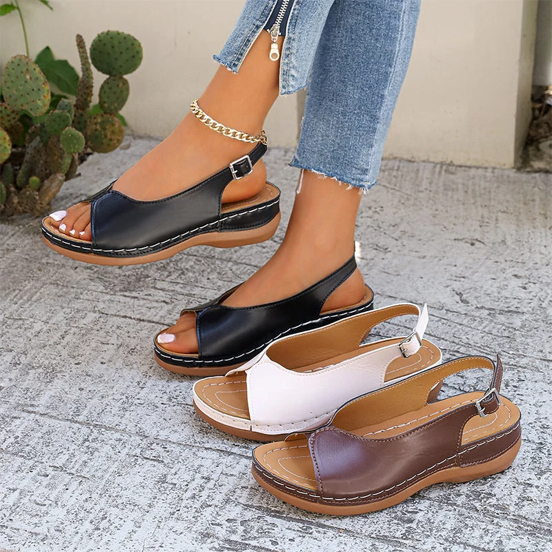 Irella | Offene Slingback-Sandalen mit Komfortsohle