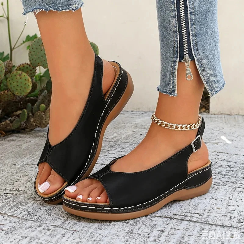 Irella | Offene Slingback-Sandalen mit Komfortsohle