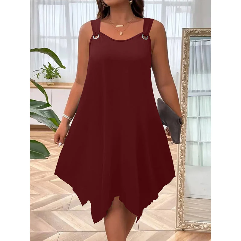 Marisela | Luftiges Sommerkleid mit asymmetrischem Saum