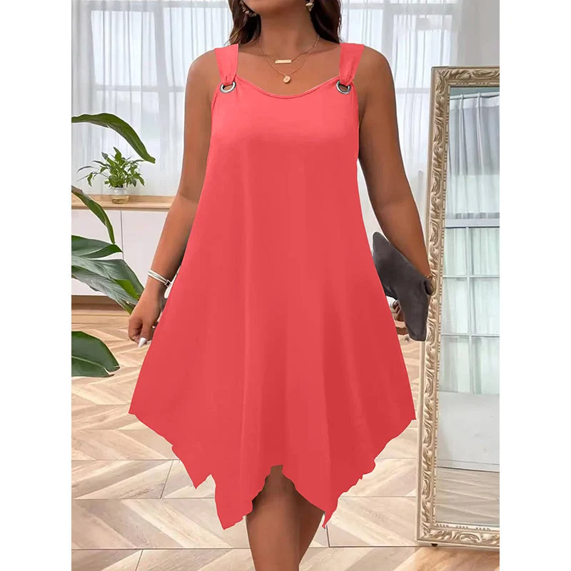 Marisela | Luftiges Sommerkleid mit asymmetrischem Saum