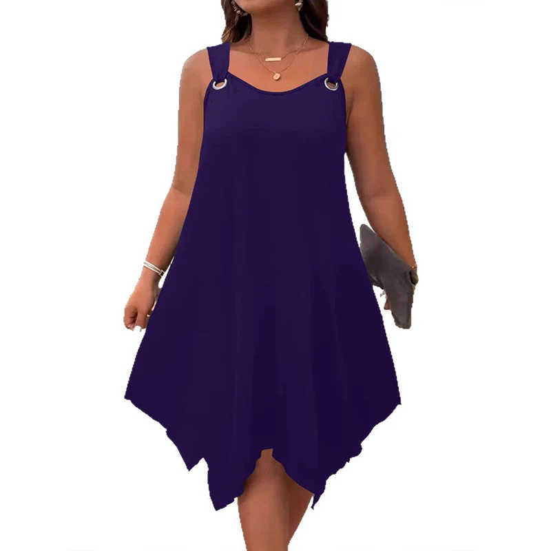 Marisela | Luftiges Sommerkleid mit asymmetrischem Saum