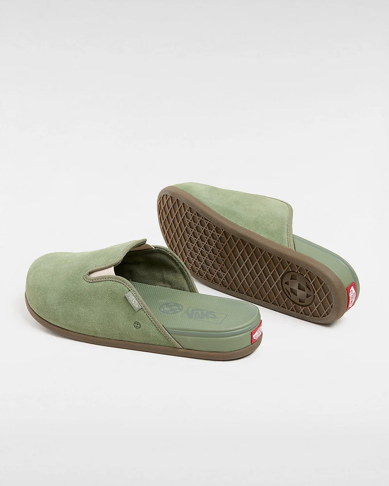 VANS Unisex VR3 Harbor Frottee-Pantoletten – Olivgrün