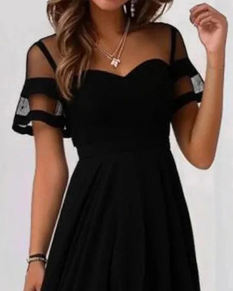 Calissa | Feminines Abendkleid mit asymmetrischem Saum