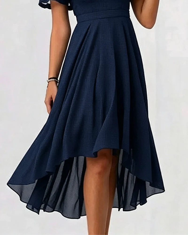 Calissa | Feminines Abendkleid mit asymmetrischem Saum