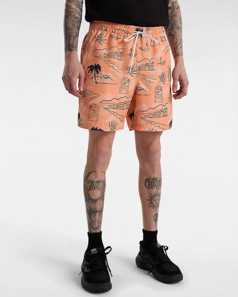 VANS Herren-Boardshorts mit Primärdruck – Copper Tan