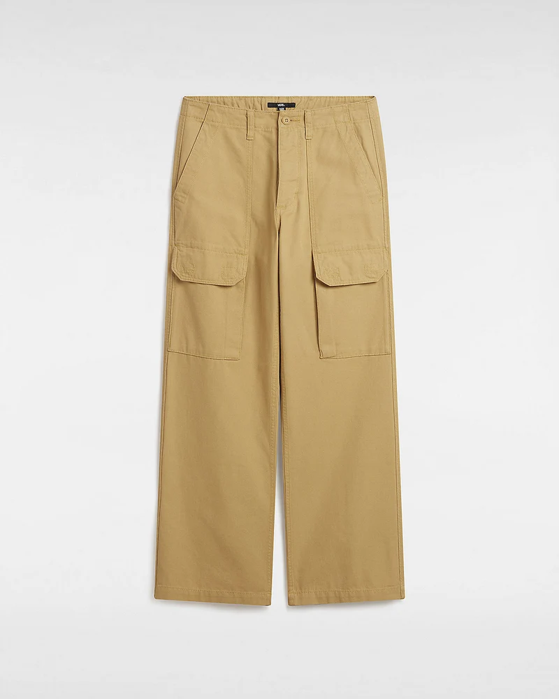VANS Damen Arroyo Cargohose mit weitem Bein – Antilopenbraun