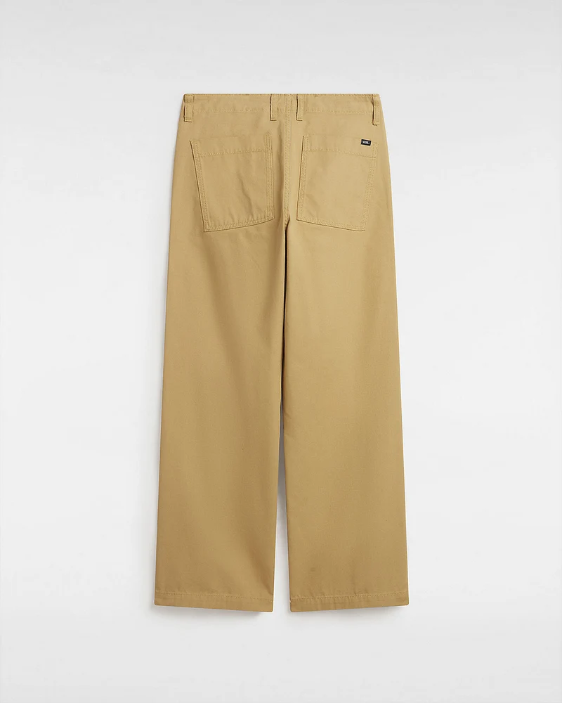 VANS Damen Arroyo Cargohose mit weitem Bein – Antilopenbraun