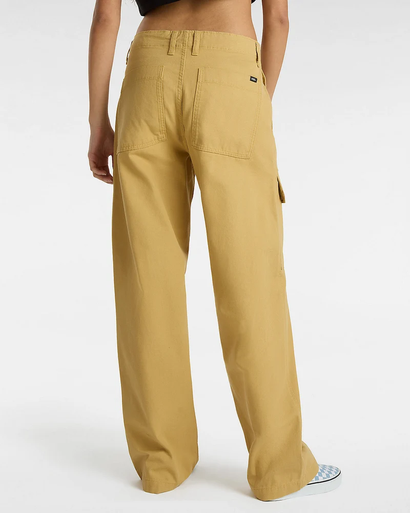 VANS Damen Arroyo Cargohose mit weitem Bein – Antilopenbraun