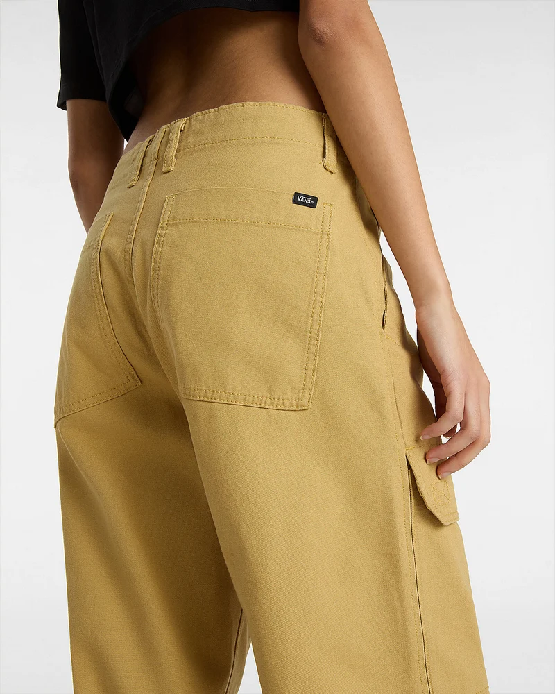 VANS Damen Arroyo Cargohose mit weitem Bein – Antilopenbraun