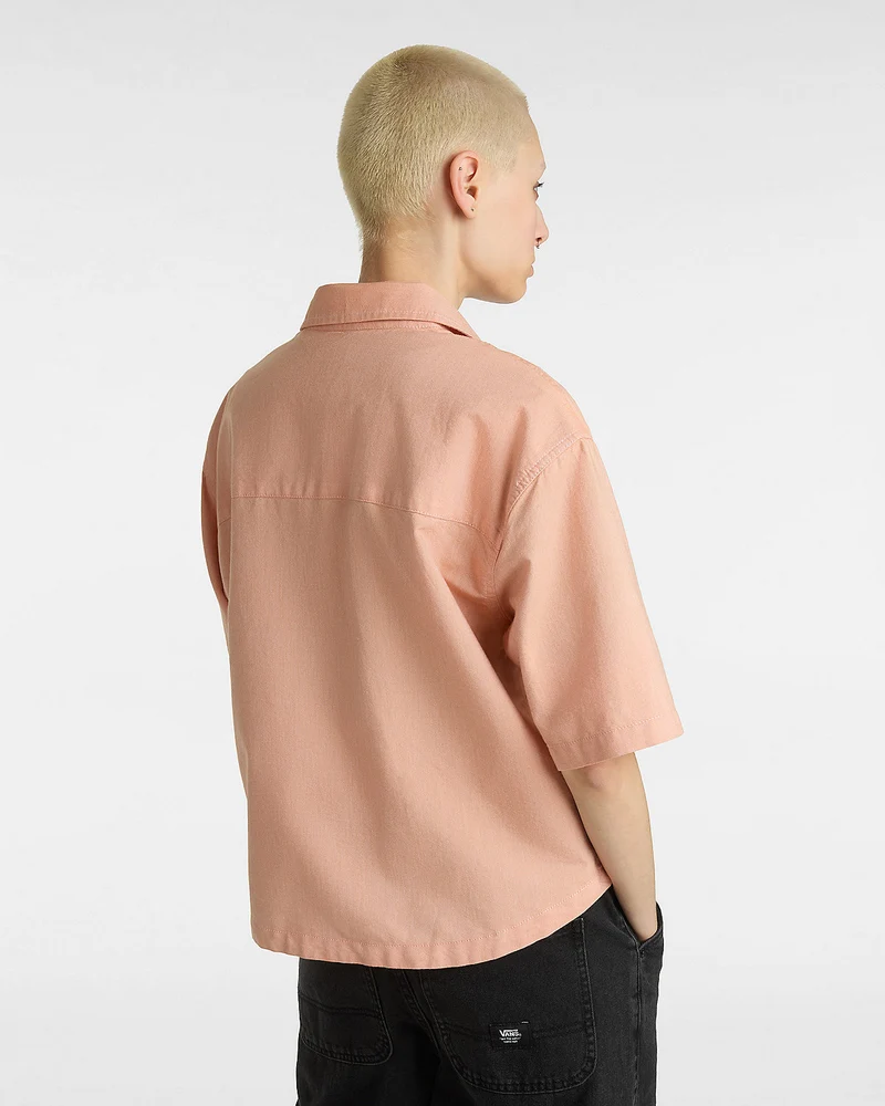VANS McMillan-Hemd für Damen – Kupferbraun