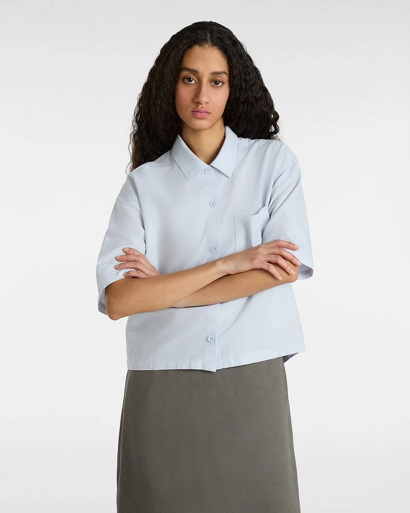 VANS McMillan-Hemd für Damen – Halogenblau