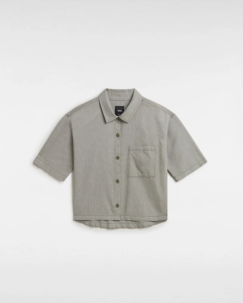 VANS McMillan-Hemd für Damen – Olivgrün