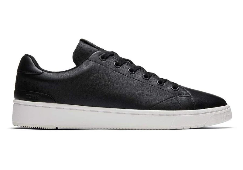 TOMS TRVL Lite 2.0 Low-Top-Sneakers für Herren aus Leder - Schwarz
