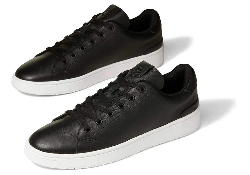 TOMS TRVL Lite 2.0 Low-Top-Sneakers für Herren aus Leder - Schwarz