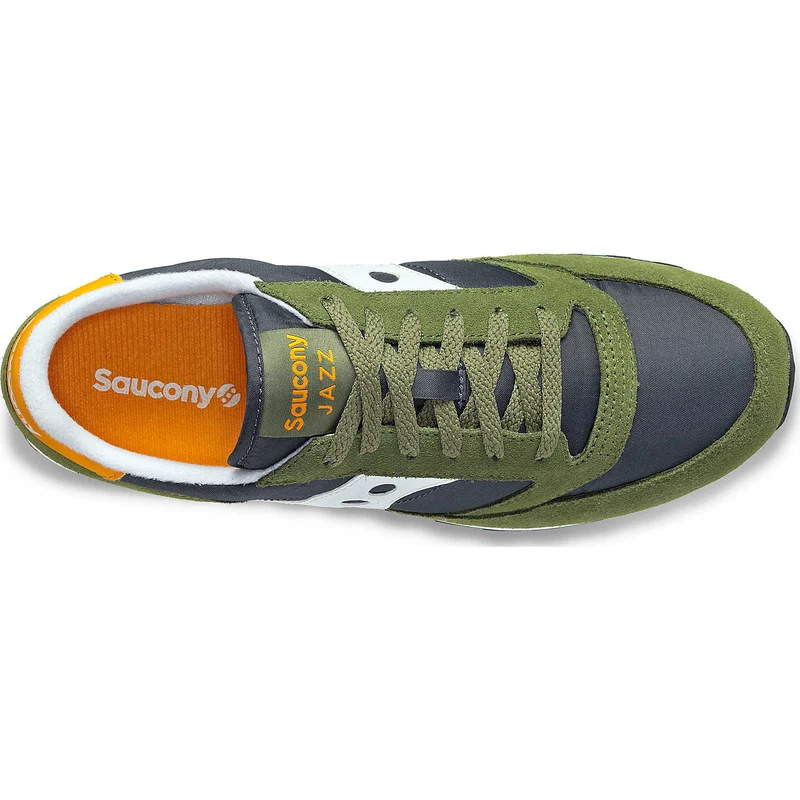 Saucony Herren-Jazz-Original-Trainer – Grün/Marineblau