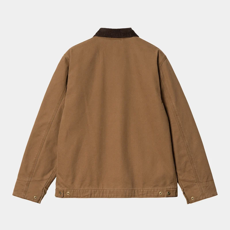 Carhartt WIP Detroit Heavy Stone Wash Jacke für Herren - Hamilton Braun / Tabak