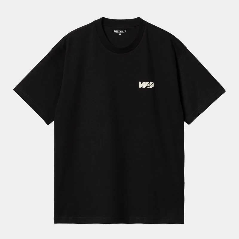 Carhartt WIP Herren Assemble Kurzarm Bio T-Shirt - Schwarz / Wachs