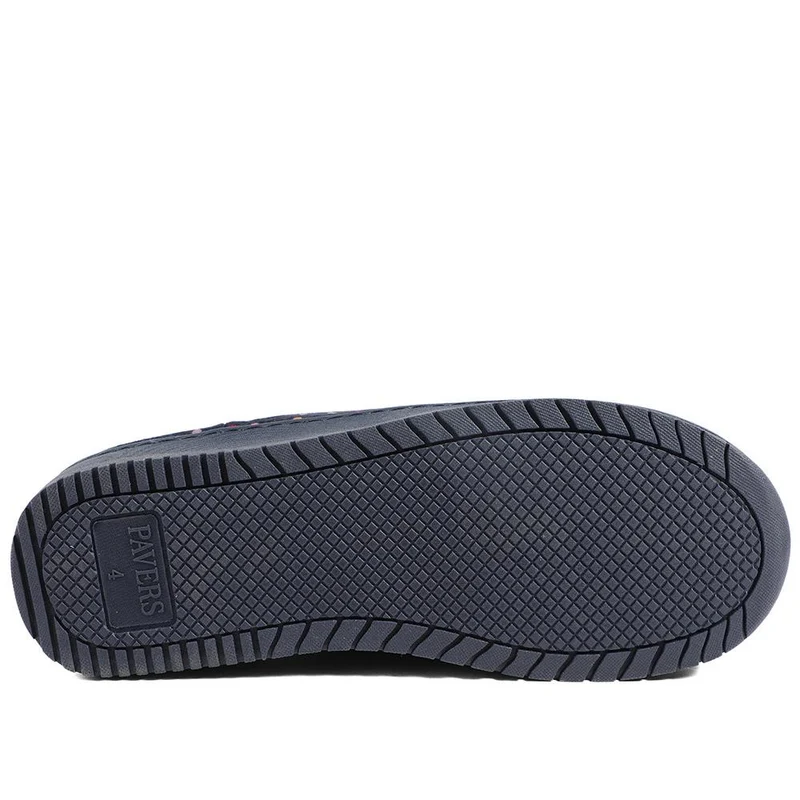 Cushioned Memory Foam Mule Slippers - QING43000 / 329 335 - Navy Multi