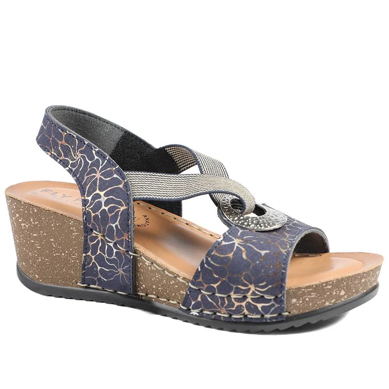 FlyFlot Wedge Heel Slingback Sandals - FLY43023 / 328 682