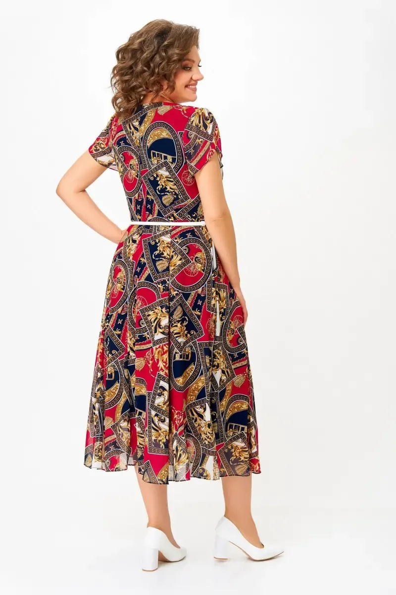 Peciana | Atmungsaktives Chiffonkleid mit A-Linien-Schnitt