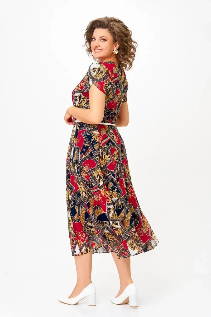 Peciana | Atmungsaktives Chiffonkleid mit A-Linien-Schnitt