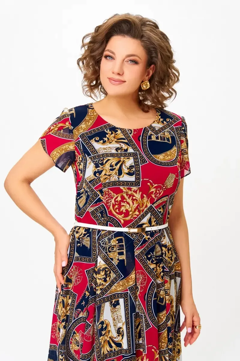 Peciana | Atmungsaktives Chiffonkleid mit A-Linien-Schnitt