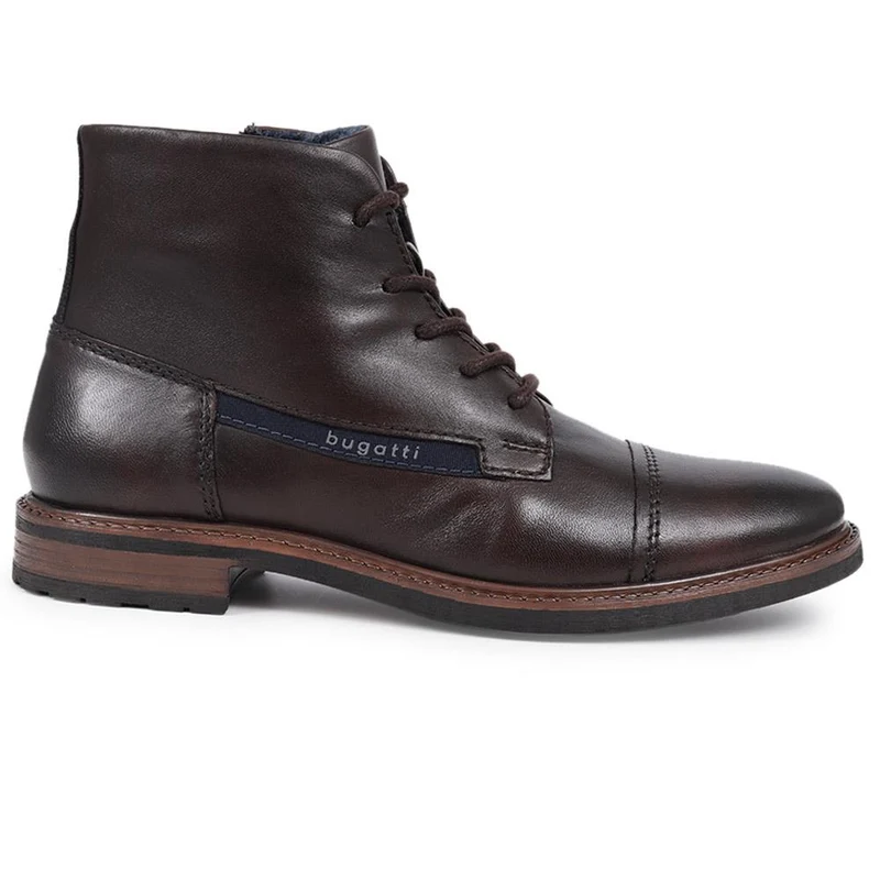 Lace-Up Ankle Boots - BUG40505 / 325 712 - Dark Brown