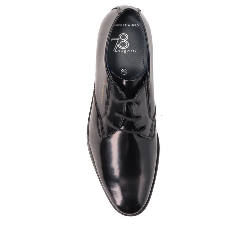 Smart Leather Oxford Shoes - BUG40521 / 326 007 - Black