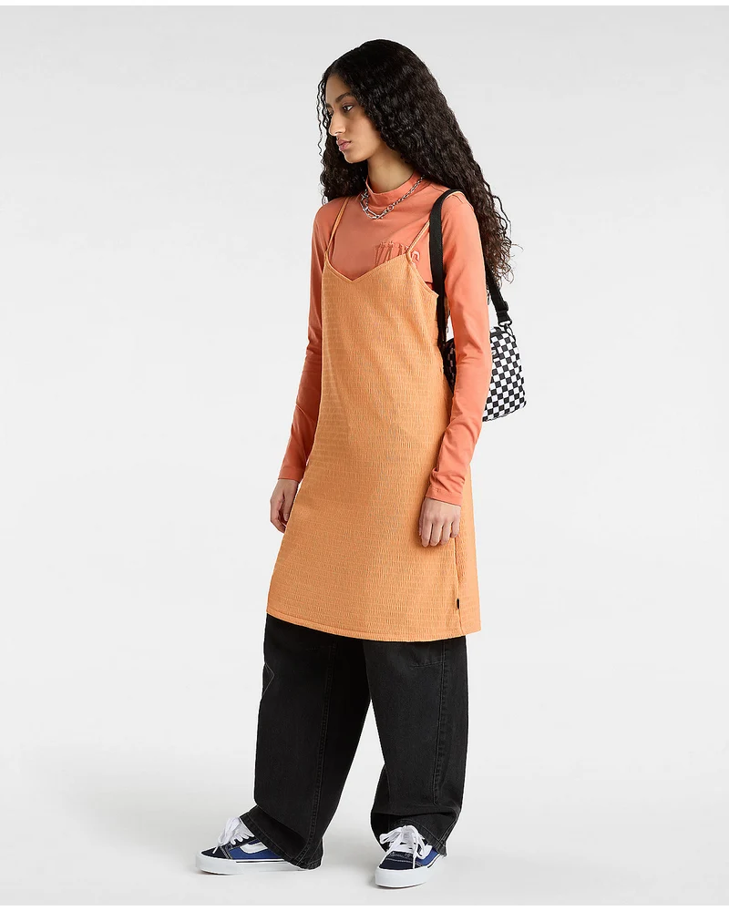 VANS Langärmliges Mini-T-Shirt mit Stehkragen für Damen – Autumn Leaf
