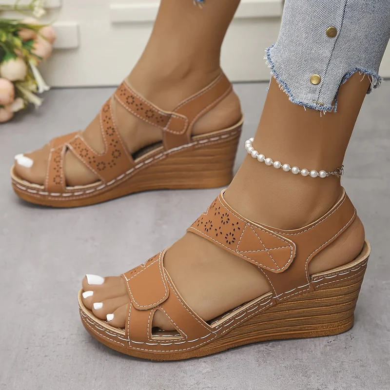 Culiette | Orthopädische Komfortsandalen mit Keilabsatz
