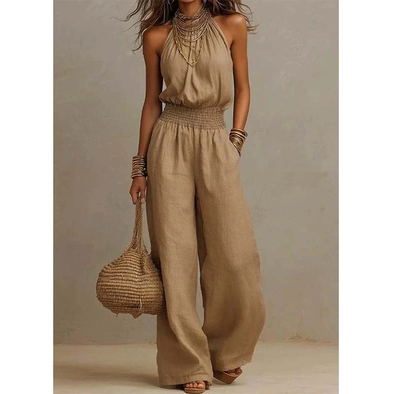 Orleda | Eleganter Einteiler mit Halter-Ausschnitt
